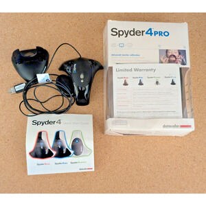Datacolor Spyder4 Pro Computer Monitor Colorimeter Calibration UNSUPPORTED *READ